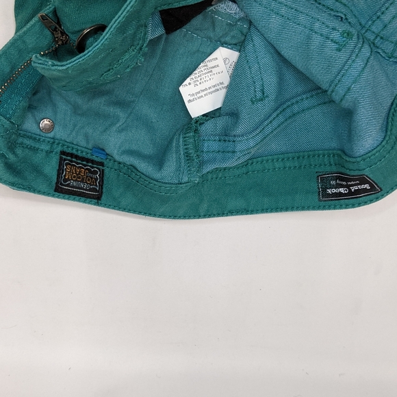 Volcom Sound Check Skinny Jeans, Green, Old Stock, 26x32, read description - Picture 7 of 14